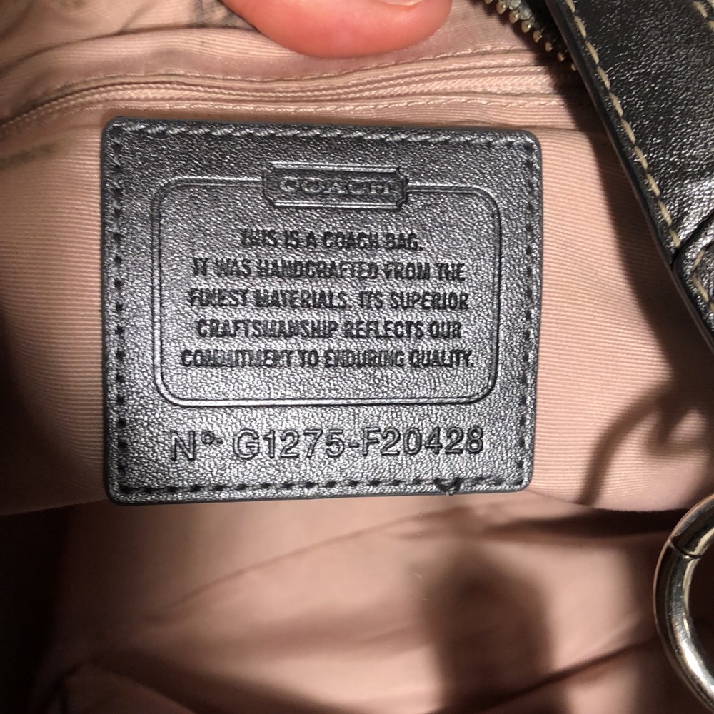 Coach Signature Purse - Picture 9 of 10